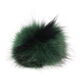 Lana Grossa Pompon pelliccia Finnraccoon | 706-verde/nero