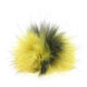 Lana Grossa Pompon pelliccia Finnraccoon | 707-giallo limone/nero