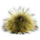 Lana Grossa Pompon pelliccia Finnraccoon | 133-senape