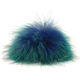 Lana Grossa Pompon pelliccia Finnraccoon | 138-cobalto/ottanio