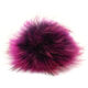 Lana Grossa Pompon pelliccia Finnraccoon | 141-porpora/rosa vivo