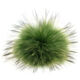 Lana Grossa Pompon pelliccia Finnraccoon | 153-verde muschio