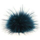 Lana Grossa Pompon pelliccia Finnraccoon | 155-blu reale