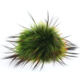 Lana Grossa Pompon pelliccia Finnraccoon | 156-verde autunno