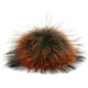 Lana Grossa Pompon pelliccia Finnraccoon | 142-nero/rame