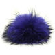 Lana Grossa Pompon pelliccia Finnraccoon | 126-cobalto