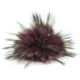 Lana Grossa Pompon pelliccia Finnraccoon | 501-melanzana/grigio