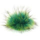 Lana Grossa Pompon pelliccia Finnraccoon | 503-acqua/neon verde