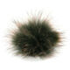 Lana Grossa Pompon pelliccia Finnraccoon | 504-grigio/rosa delicata