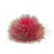 Lana Grossa Pompon pelliccia Finnraccoon | 507-rosa vivo/fango
