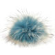 Lana Grossa Pompon pelliccia Finnraccoon | 509-azzurro/blu ghiaccio