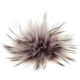 Lana Grossa Pompon pelliccia Finnraccoon | 510-melanzana/fango