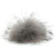 Lana Grossa Pompon pelliccia Finnraccoon | 117-grigio ghiaccio