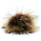 Lana Grossa Pompon pelliccia Finnraccoon | 118-castagna