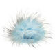 Lana Grossa Pompon pelliccia Finnraccoon | 605-blu chiaro