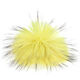 Lana Grossa Pompon pelliccia Finnraccoon | 608-giallo limone