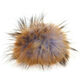 Lana Grossa Pompon pelliccia Finnraccoon | 609-nocciola