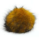 Lana Grossa Pompon pelliccia Volpe Bicolor | 302-senape/nero