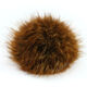 Lana Grossa Pompon pelliccia Volpe | 03-beige