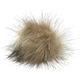 Lana Grossa Pompon arte pelliccia Langhaar | 197-beige/nero