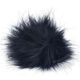 Lana Grossa Pompon arte pelliccia Langhaar | 261-blu scuro