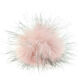 Lana Grossa Pompon arte pelliccia Mini | 656-rosa/grigio
