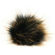 Lana Grossa Pompon arte pelliccia Mini | 660-nero/cammello