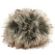 Lana Grossa Pompon arte pelliccia Short Cut | 556-grigio/beige