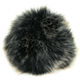 Lana Grossa Pompon arte pelliccia Short Cut | 558-nero/grège