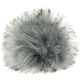 Lana Grossa Pompon arte pelliccia Short Cut | 560-grigio argento/grigio scuro