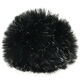Lana Grossa Pompon arte pelliccia Short Cut | 561-nero/bianco