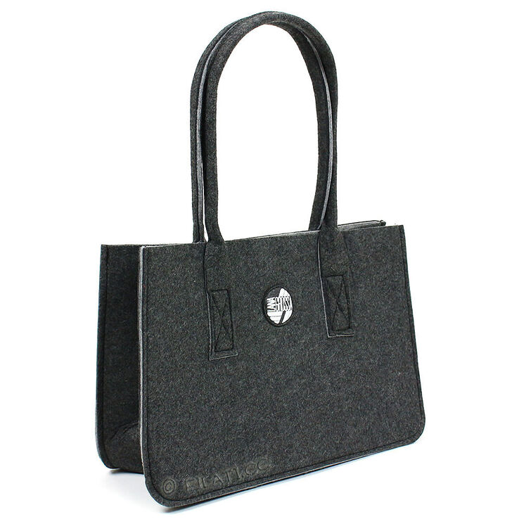 Lana Grossa Sacchetto di acquisto XL | 01-antracite/grigio