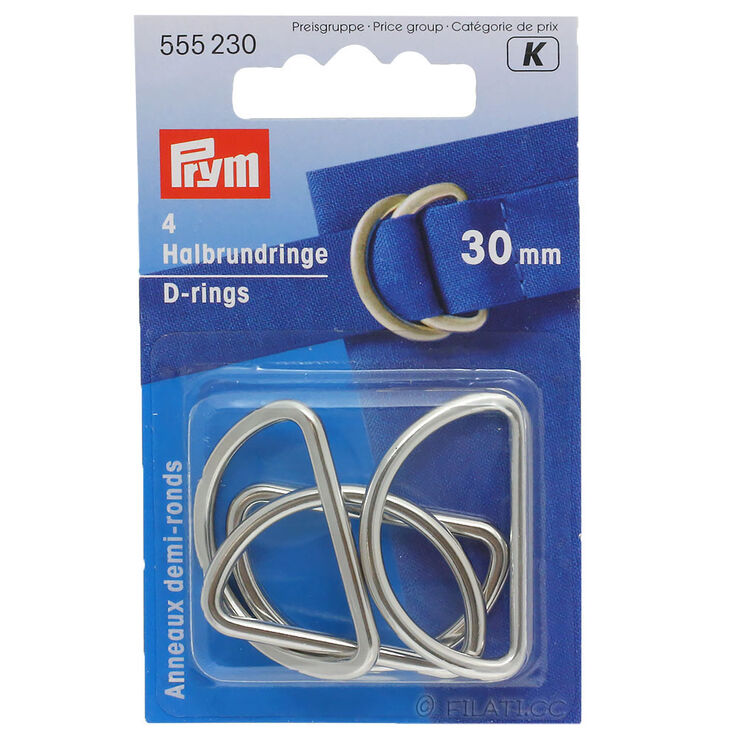 Lana Grossa D-Anello 555230/30mm | 230-argento