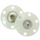 Union Knopf Bottone pressione 25mm | 12-bianco