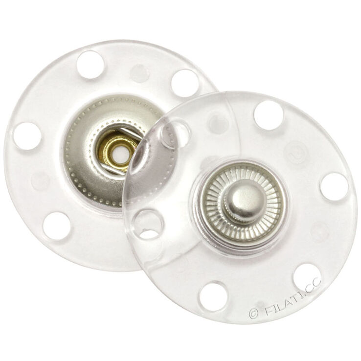 Union Knopf Bottone pressione 25mm | 10-trasparente