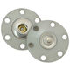 Union Knopf Bottone pressione 25mm | 74-grigio chiaro