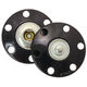 Union Knopf Bottone pressione 25mm | 80-nero