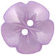 Union Knopf Bottone floreale a 2 fori 15mm | 60-lilla
