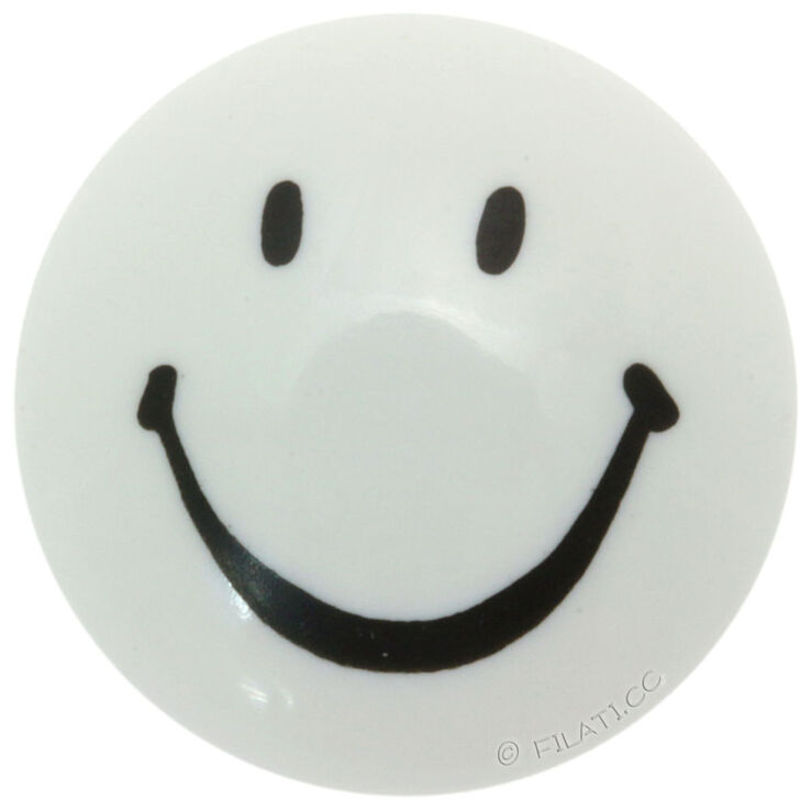 Union Knopf Bottone bambini con gambo 15mm | 12-bianco