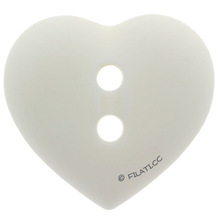 Union Knopf Bottone a 2 fori 15mm | 12-bianco