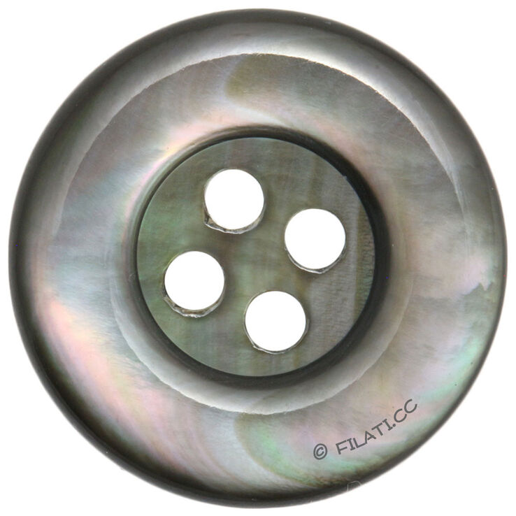 Lana Grossa UNION KNOPF 43311/20mm | 76-grigio scuro