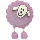 Union Knopf Bottone con gambo 18mm | 060-lilla