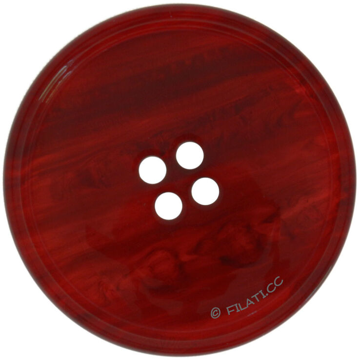 Lana Grossa UNION KNOPF 450188/30mm | 54-rosso scuro