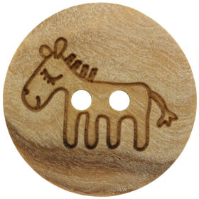 Lana Grossa Bottone bambini legno a 2 fori 15mm