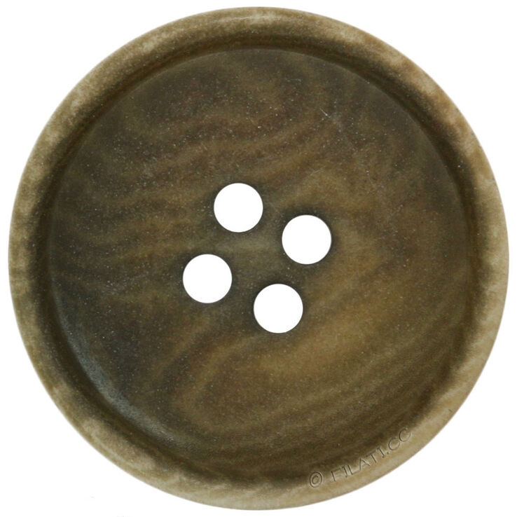 Lana Grossa UNION KNOPF 452493/23mm | 36-marrone verde