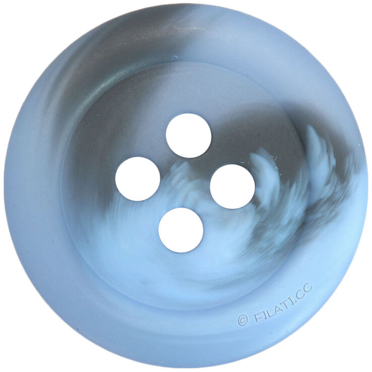 Lana Grossa UNION KNOPF 452558/34mm | 66-blu scuro puntinato