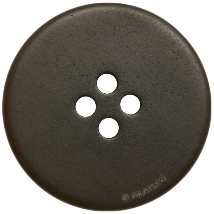 Union Knopf Bottone a 4 fori 20mm | 20-marrone scuro