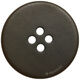 Union Knopf Bottone a 4 fori 20mm | 20-marrone scuro