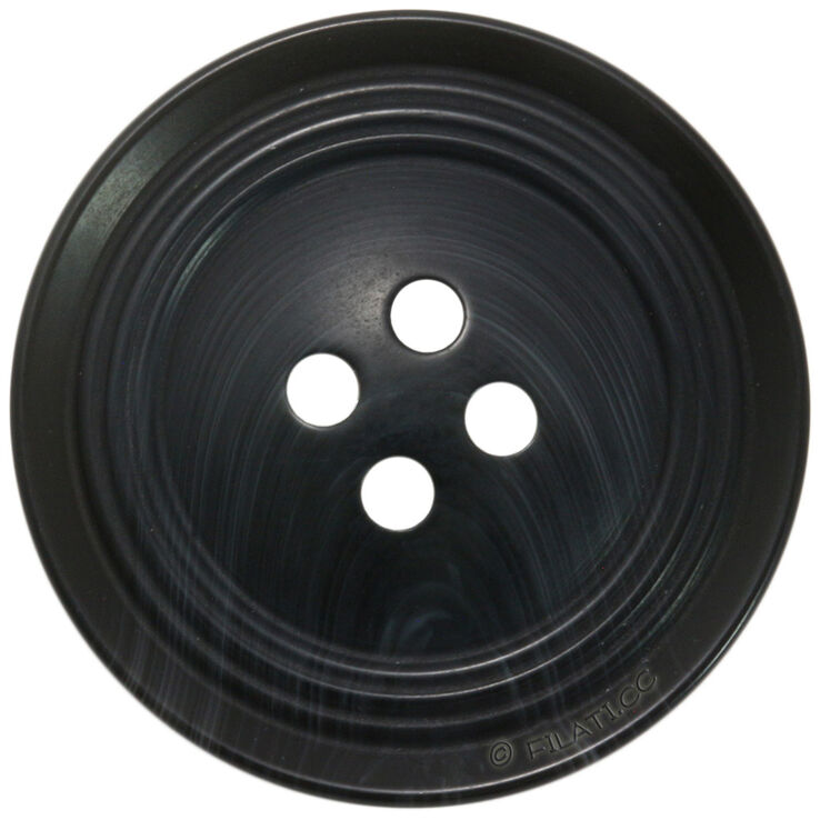 Lana Grossa UNION KNOPF 453094/25mm | 68-nero puntinato