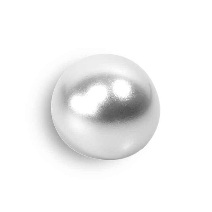 Union Knopf Perla con occhiello bianca 10mm | 12-bianco perla